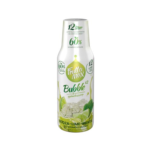 FruttaMax bodza-lime-menta ízű gyümölcsszörp - 500 ml