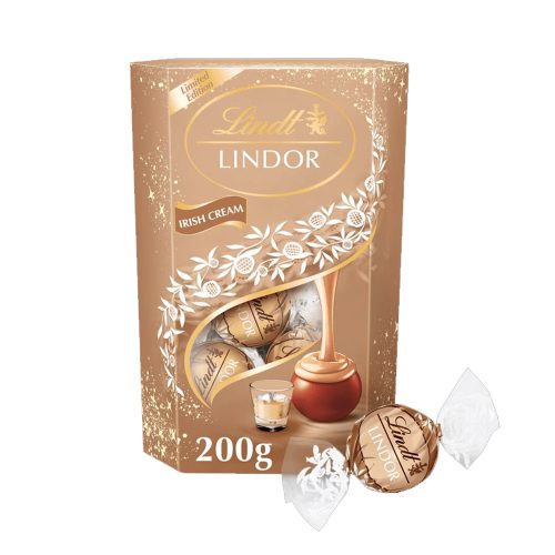 Lindor Irish Cream csokoládé golyók díszdobozban - 200g