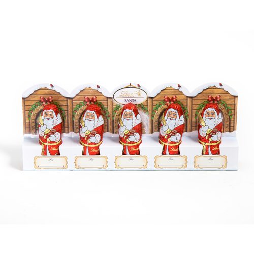 Lindt Santa Claus mini mikulás tejcsokoládé figura - 5x10g