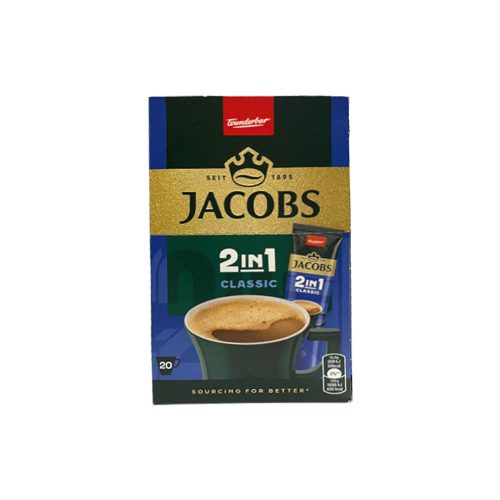 Jacobs 2in1 instant kávé dobozos - (20 x 12,4 g) 248 g