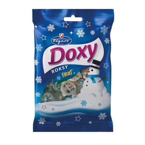 Doxy Roksy gyümölcs ízű cukorka karácsonyi mintákkal - 200 g