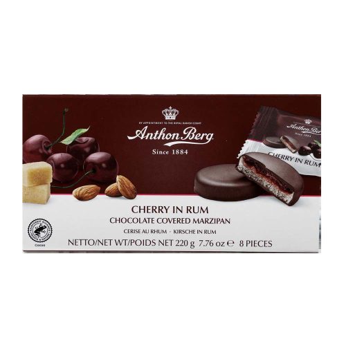 Anthon Berg Cherry in Rum marcipán csokoládé bevonattal - 220g