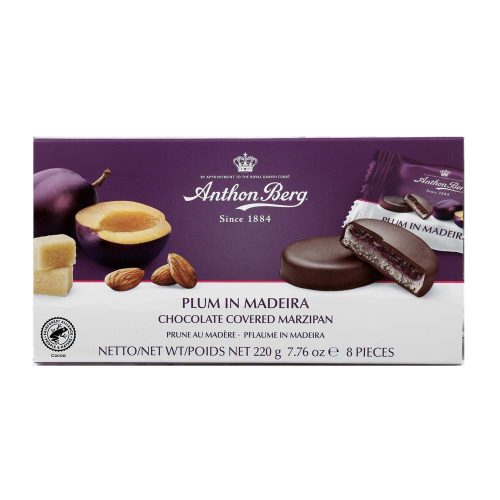 Anthon Berg Plum in Madeira marcipán csokoládé bevonattal - 220g