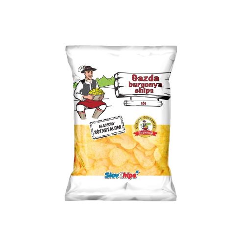 Gazda sós burgonya chips - 50g