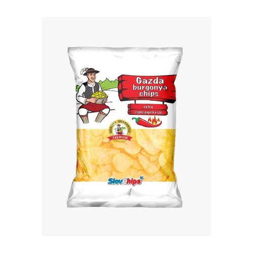 Gazda extra csípős paprika ízű burgonya chips - 50g