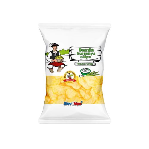 Gazda hagymás-tejfőlős ízű burgonya chips - 50g