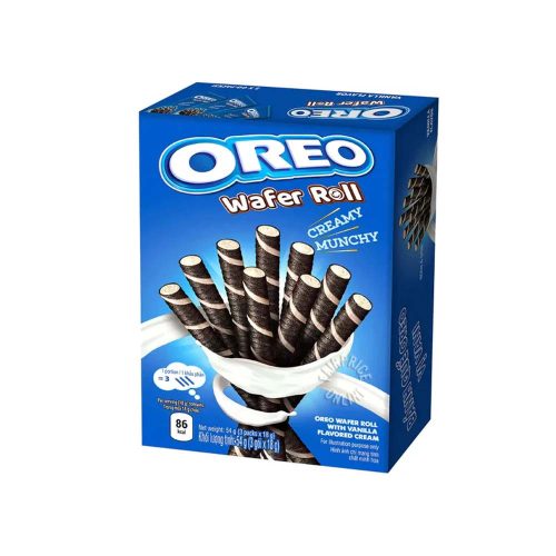 Oreo Wafer Roll vanília - 54 g