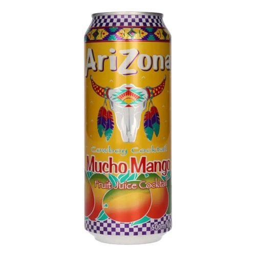 AriZona Mucho Mango mangó ízű üdítőital fémdobozos - 500 ml