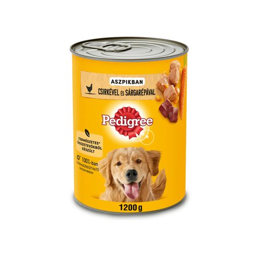 Pedigree konzerv csirke-sárgarépa - 1 200 g