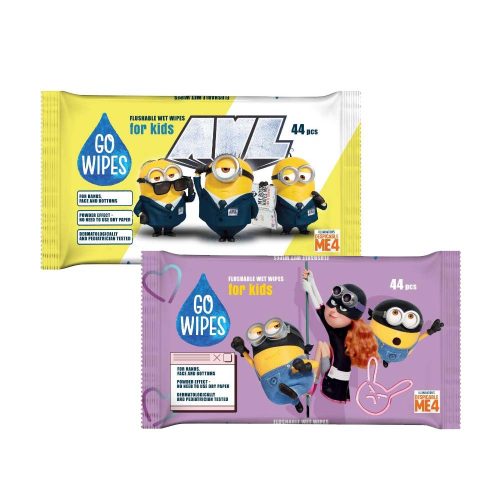 GOWIPES Minions nedves törlőkendő - 44db