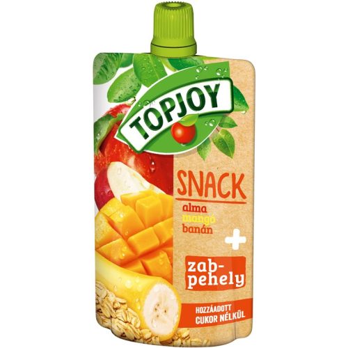 Topjoy Snack alma-mangó-banán zabpehely - 100g