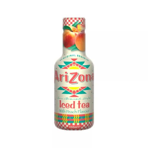 AriZona fekete tea barack PET - 450 ml