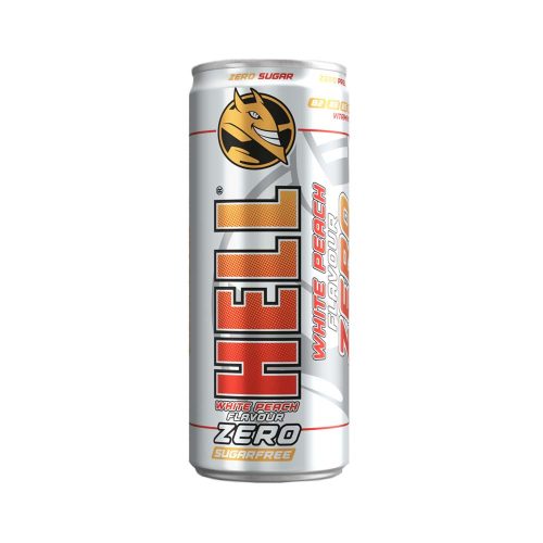 HELL energiaital zero white peach - 250ml