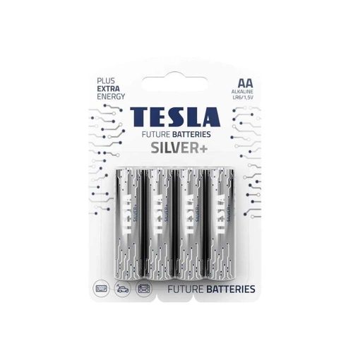 TESLA Silver+ ceruzaelem AA - 4db