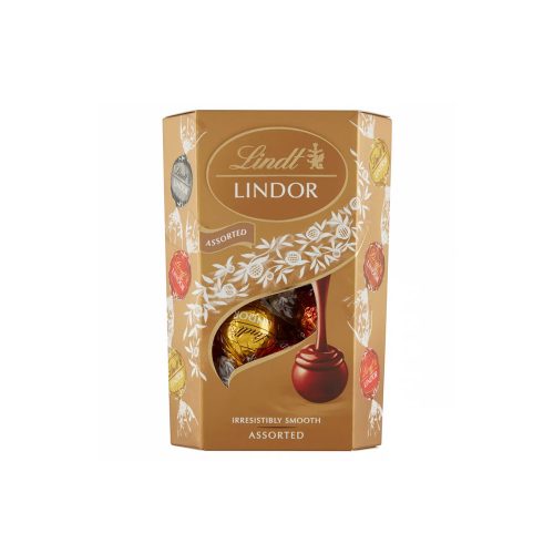 Lindor Assorted vegyes csokoládé golyók díszdobozban - 137g